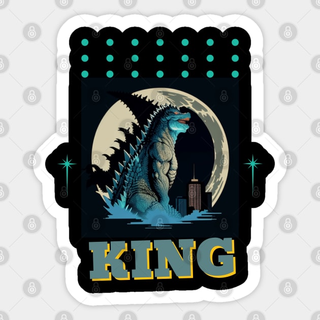 King of monster,The great monster of world Sticker by Nasromaystro